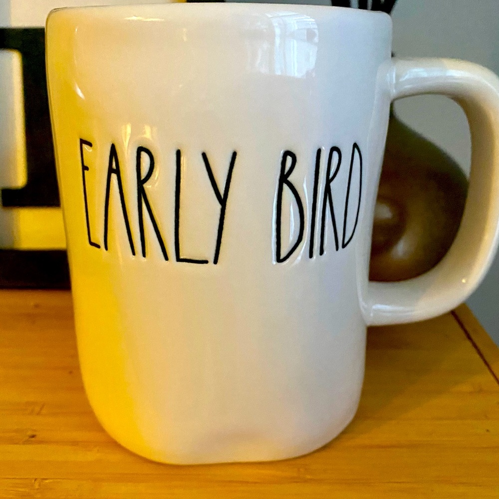 Raw Dunn early bird mug